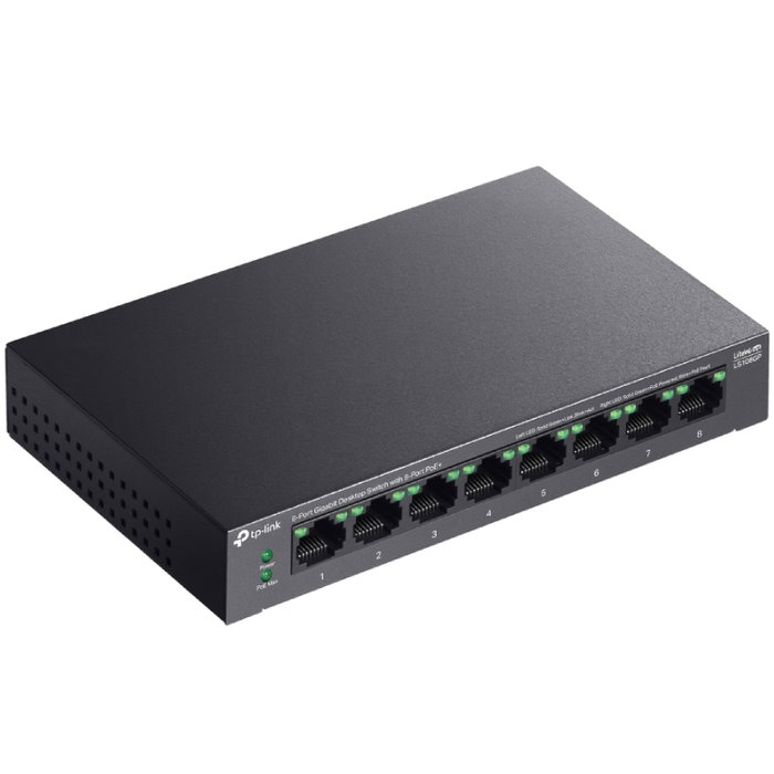 TP-Link LS108GP Switch Gigabit de 8 puertos con PoE+